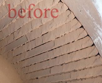 排気ファン洗浄・施工前（Before）
