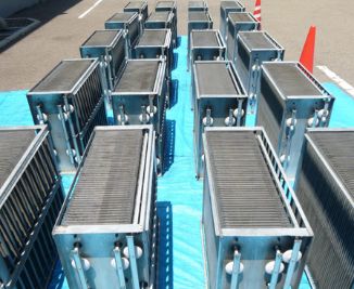 電気集塵機洗浄